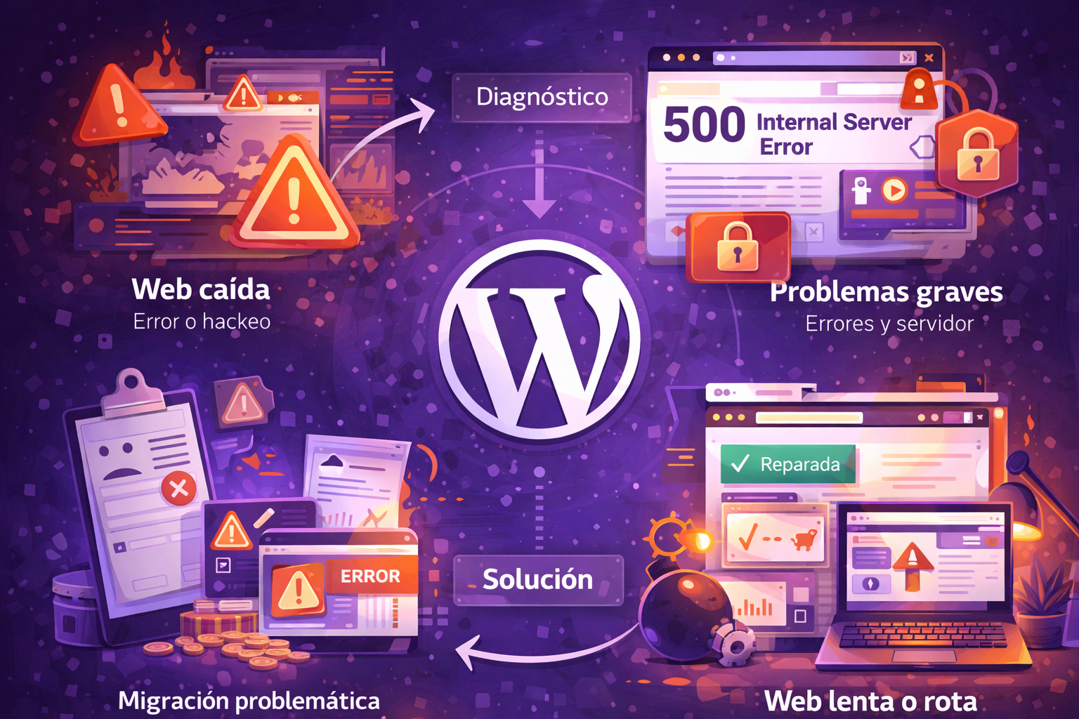 Diagnóstico y resolución de problemas en WordPress