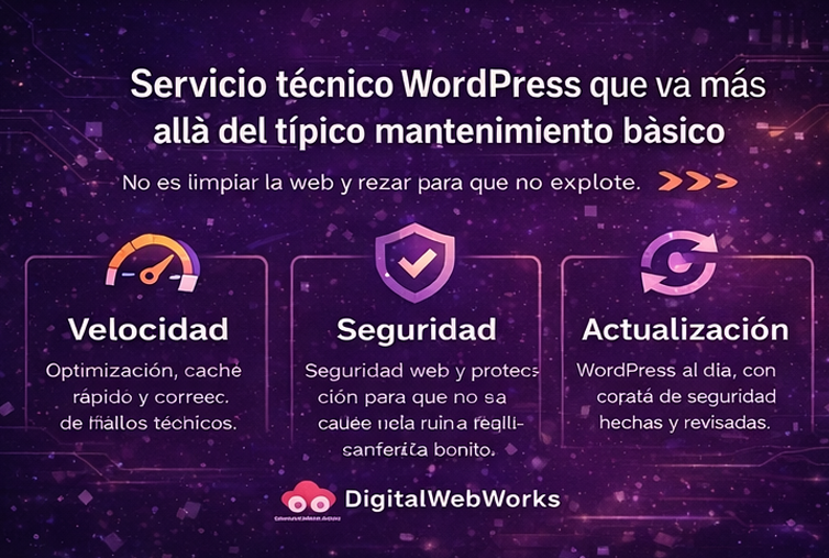 Servicio técnico WordPress avanzado